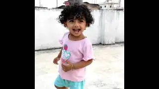 Baby playtime l Baby having fun l Baby playing in terrace l Baby playing video