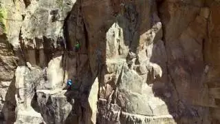 Marcus Garcia climbs Pandora