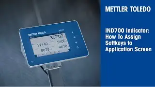 IND700 Indicator: How to Assign Softkeys