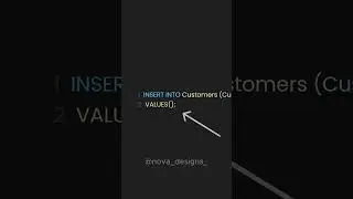How to INSERT in SQL? #sql #sqlforbeginners #sqlite