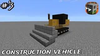 Tutorial membuat Bulldozer di Minecraft / Craftsman | Construction Vehicle