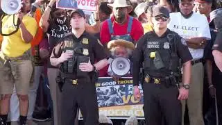 WATCH: The #PoorPeoplesCampaign joins Selma Bridge Crossing Jubilee at Edmund Pettus Bridge