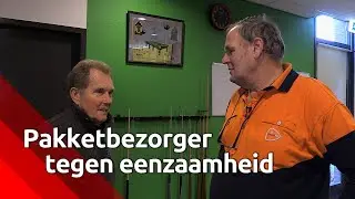 Jan bezorgt pakketten en neemt de tijd voor eenzame ouderen