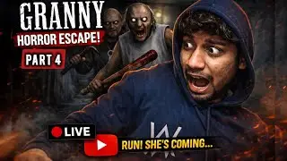 Granny & Grandpa Chase Me😨 | Horror Escape LIVE. PART 3. #shorts #verticallivestream