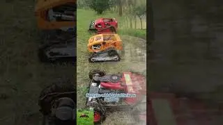 China made wireless remote control lawn mower low price, chinese best industrial remote lawn mower