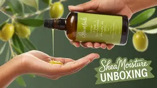 Распаковка масла SheaMoisture Olive & Green Tea Oil | Стоит ли оно того?
