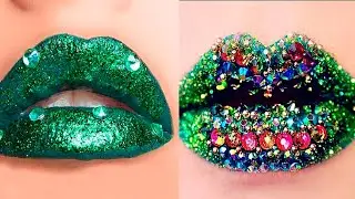 Lipstick Tutorial Compilation 2024💄🎄 New Lip Art Designs & Ideas - Part#284