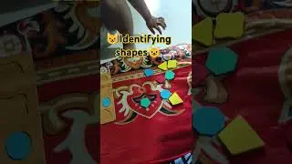 😺kid identifying shapes😺 #kid #kids #playing #toy #toys #learning #educational #shapes #fun #cute