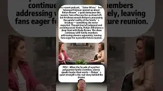 The Hidden Truth Behind Robyn Brown&rsquo;s Silence on &lsquo;Sister Wives&rsquo;