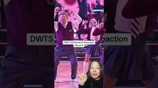 DWTS Week 8 Elimination Reaction #dwts #dancingwiththestars