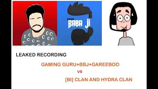 BBJ+GAMING GURU+GAREEBOO vs HYDRA CLAN vs BI CLAN BIGGEST EXPOSE EVER ?