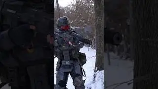 Halo ODST live action debut! #halo #cosplay #airsoft #shorts #halotheseries #haloinfinite #military