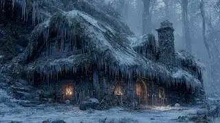 Whispering Snowbound Woods | Medieval Celtic Winter Ambience for Deep Sleep