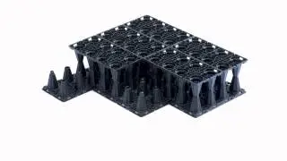 Rigole ACO Stormbrixx Sickerset - quadratische Variante