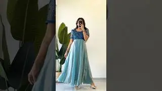 Saree converted into dress ideas 👗