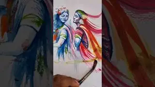 happy holi 2024 #holi #watercolor