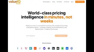 valueIQ's Pricing Intelligence - Quick Overview
