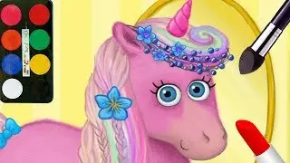 Fun Baby Pony Care - Pony Hair Salon Kids Game - Kids Play Horse Dress Up, Makeover