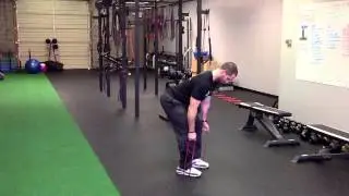 Resistance Band Bent Over Row