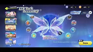 Gacha White Phantom Back Accessory Eggyparty