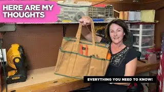 Multi-Purpose Tool Tote Review | Waxed Canvas Bag for Garden, Wrench & Tools