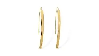 AV Galerie HighPolish Bar Earrings