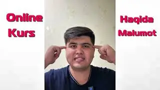 Toʻliq video darsliklarni olish uchun online kurs haqida malumotlar