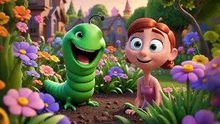 Wiggle Wiggle Song with Worms | Fun Kids Song | Playful Nursery Rhyme