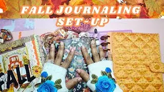 FALL PLANNING and JOURNALING SET-UP #travelersnotebook #junkjournal #dailygrind