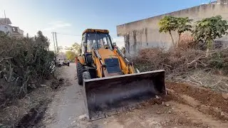JCB 3DX New HP Fuel Station dig Drain and Diesel Tank | JCB | jcb video#jcbjcb #jcb3dxmachine