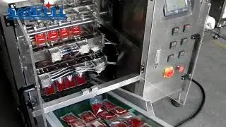 Automatic Honey/Shampoo/Oil/Water/Tomato Paste/Ketchup Sachets Packing Machine