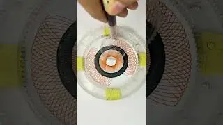 Relaxing Spirograph ASMR: Mesmerizing Patterns for Tranquility! #art #shorts #spirograph #2024