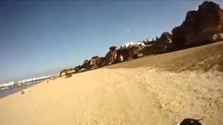 RC-Paragliding: Opale Oxy 1.0 mit BP XS Strandflug Algarvek&uuml;ste &uuml;ber den Praia Grande in Ferragudo