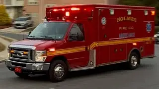 Ridley Township Crozer Health EMS Holmes Fire Company Ambulance 43 Responding 11-17-24