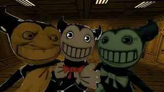 Playing bendy 2017 ￼￼prototype with my friends 