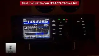 Test C4fm e fm Yaesu 991a e yaesu ft 70 thank’s IT9ACG