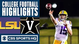 #20 LSU vs Vanderbilt Highlights: Brennan throws 4 TD passes to beat Vanderbilt 41-7| CBS Sports HQ