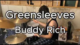 Greensleeves -Buddy Rich- Drum Cover