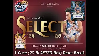 24/25 Panini SELECT BASKETBALL 1 Case (20 Box) Team Break #1 eBay 01/08/26