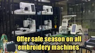 Sree gopal krishna collections Rajahmundry// Offer sale season on all embroidery machines/9515058916