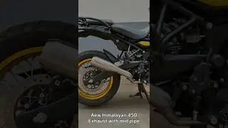 AEW Edge Exhaust For Himalayan 450 | Pure Exhaust Sound #himalayan450 #aewexhaust #royalenfield