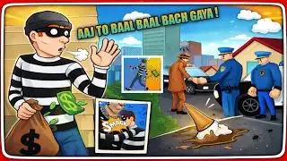 Robbery Bob 😟 | Police Aa Gaya Bhago...! 😱