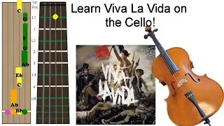 How to Play Viva La Vida on Cello (Tabs Tutorial)