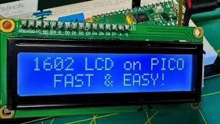 How to use a 1602 i2c Serial LCD Display with Raspberry Pi Pico