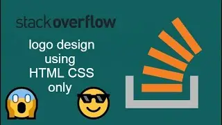 Stackoverflow Logo Design using HTML and CSS only || JUST IN 3 MINUTES 