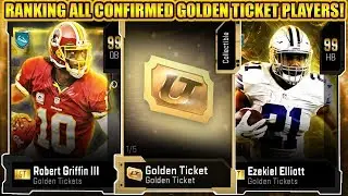 RANKING ALL THE CONFIRMED GOLDEN TICKET PLAYERS! 14 CONFIRMED GTS! | MADDEN 20 ULTIMATE TEAM