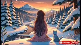 Serenity of Magical Snowfall ❄️ | Lofi Chill Beats for Relaxation, Focus & Study 📚🎶
