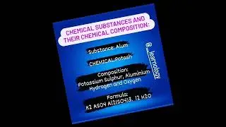 what is potash Alum? || formula || Composition..