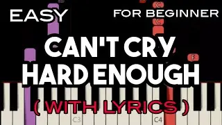 CAN'T CRY HARD ENOUGH ( LYRICS ) - WILLIAMS BROTHERS | SLOW & EASY PIANO