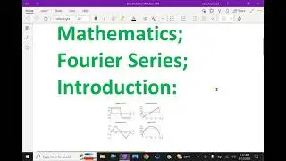 Fourier series : - ( Introduction ; Periodic function ) - 1. #fourierseries #periodic